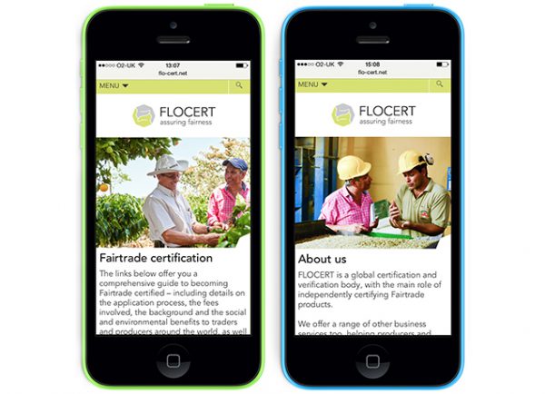 FLOCERT responsive design