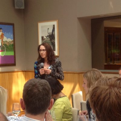 Emma speaking at Charity Comms lunch - rebranding the third sector