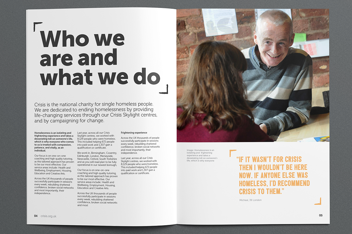 Crisis magazine mockup