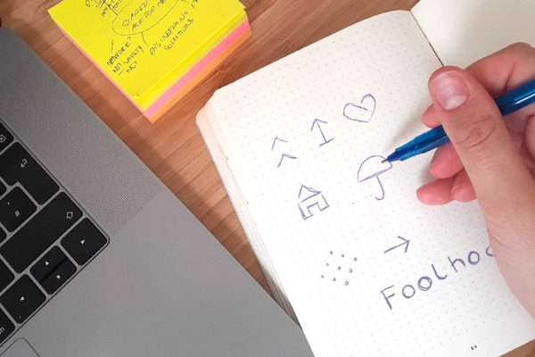 First sketches for the Foothold logo